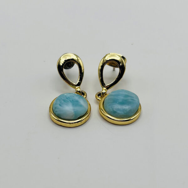 Larimar Radiance: Exclusive Earrings