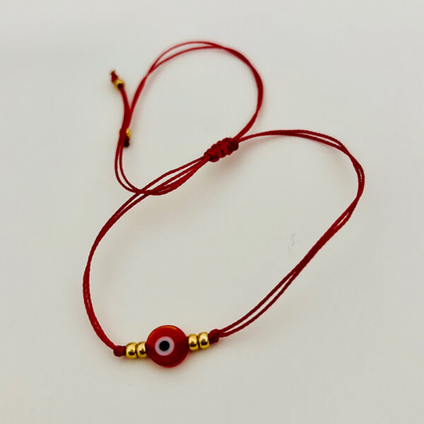 Red Thread Bracelet with Jasper Eye: Symbol of Protection and Purpose