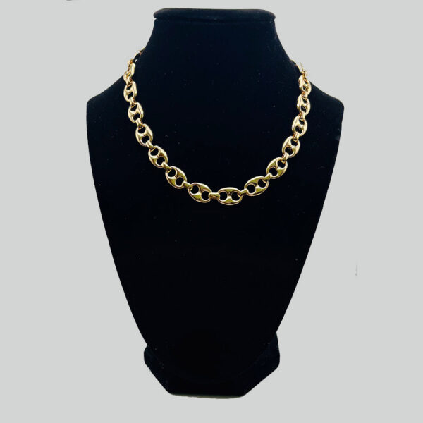 Interlaced Golden Necklace