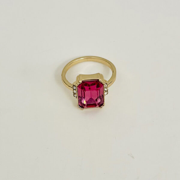 Golden Ring with Pink Topaz Stone: A Timeless Treasure